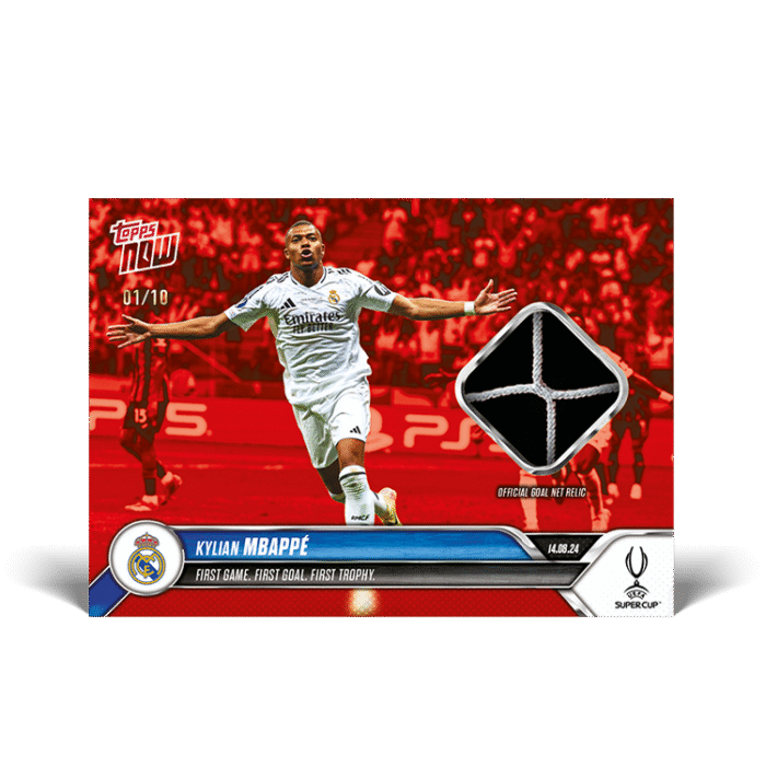 Kylian Mbappé - First Game. First Goal. First Trophy. - 24/25 UCC TOPPS NOW® Card 2