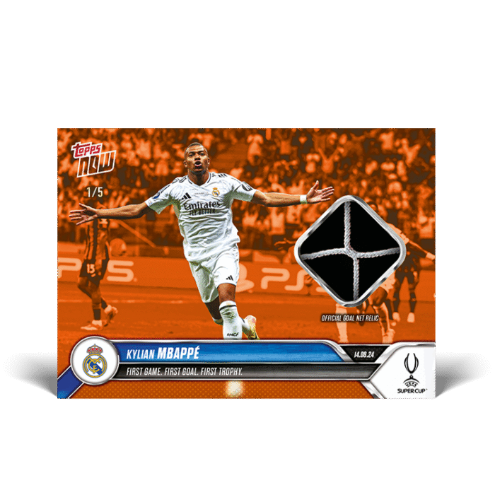 Kylian Mbappé - First Game. First Goal. First Trophy. - 24/25 UCC TOPPS NOW® Card 2