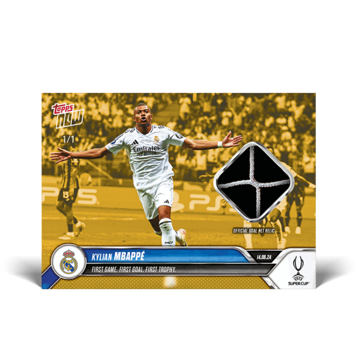 Kylian Mbappé - First Game. First Goal. First Trophy. - 24/25 UCC TOPPS NOW® Card 2