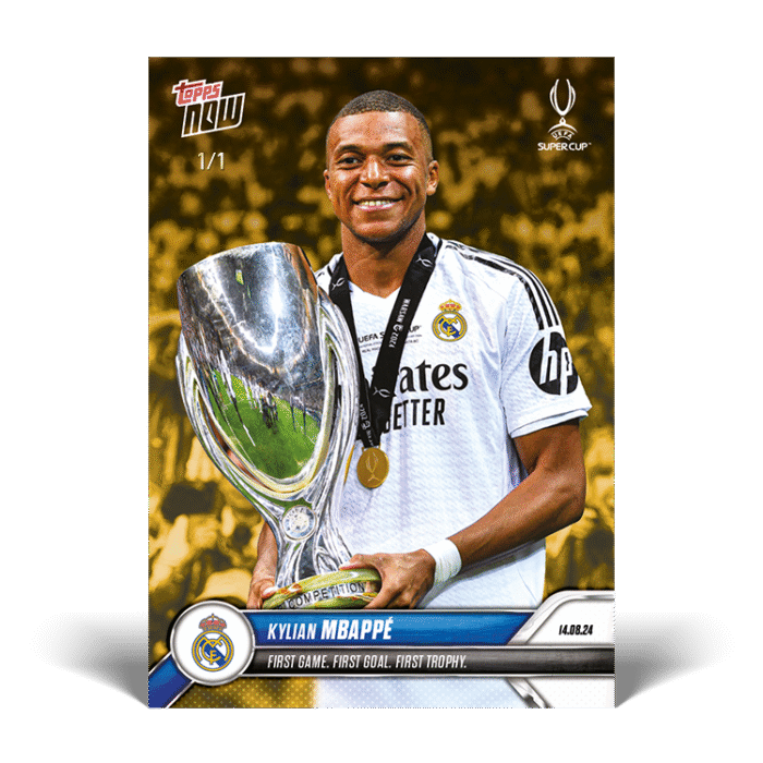 Kylian Mbappé - First Game. First Goal. First Trophy. - 24/25 UCC TOPPS NOW® Card 2