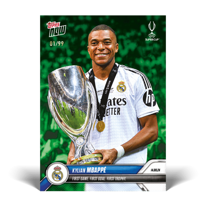 Kylian Mbappé - First Game. First Goal. First Trophy. - 24/25 UCC TOPPS NOW® Card 2