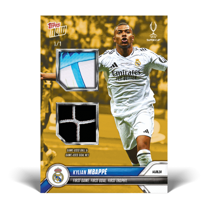 Kylian Mbappé - First Game. First Goal. First Trophy. - 24/25 UCC TOPPS NOW® Card 2