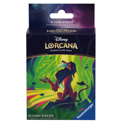 Disney Lorcana: Azurite Sea Card Sleeves - Scar