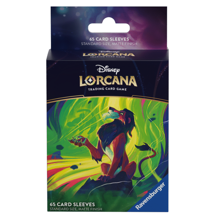 Disney Lorcana: Azurite Sea Card Sleeves - Scar