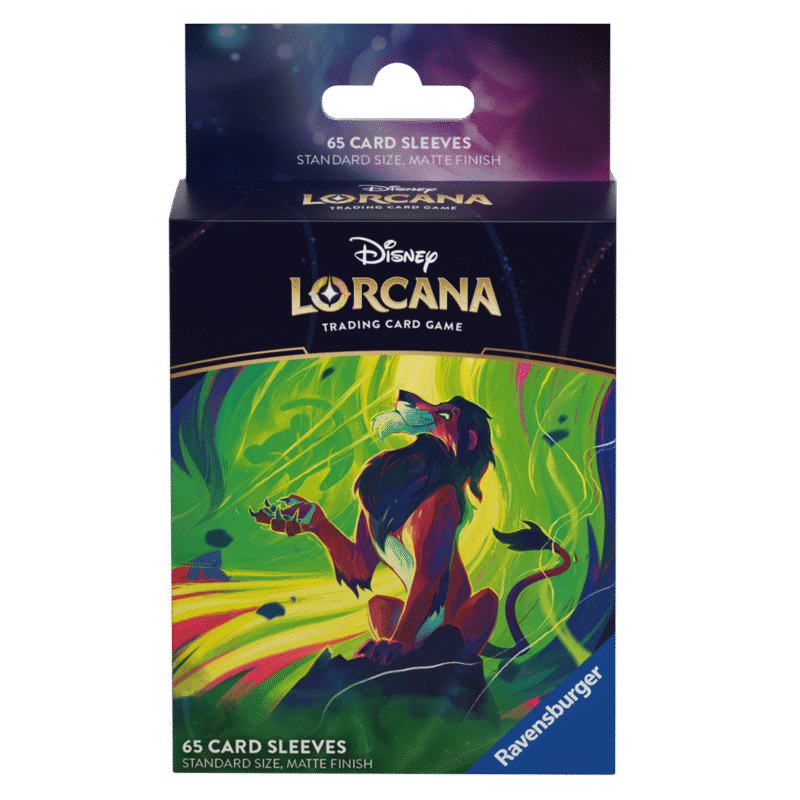 Disney Lorcana: Azurite Sea Card Sleeves - Scar