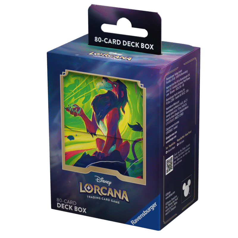 Disney Lorcana: Azurite Sea Deck Box - Scar