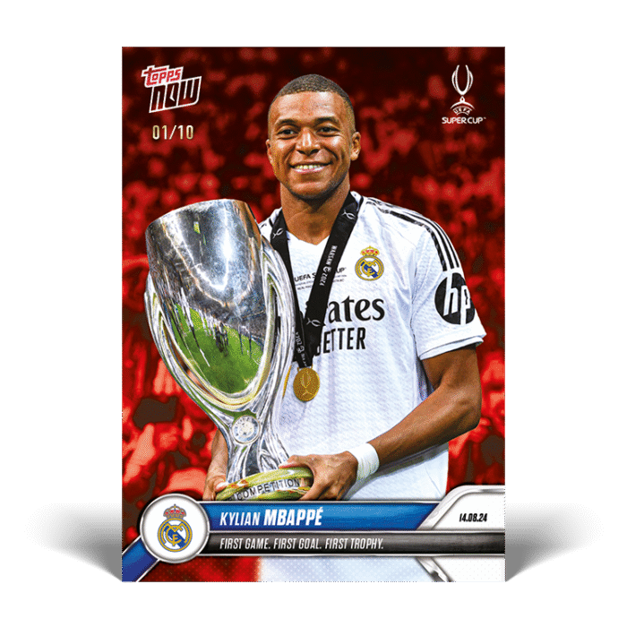 Kylian Mbappé - First Game. First Goal. First Trophy. - 24/25 UCC TOPPS NOW® Card 2
