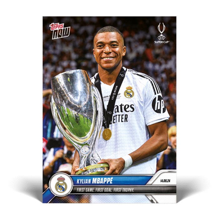 Kylian Mbappé - First Game. First Goal. First Trophy. - 24/25 UCC TOPPS NOW® Card 2