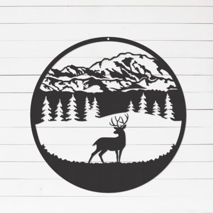 Deer Sign | Cabin Sign | Cabin Decor | Outdoor Sign | Hunting Sign | Camping Sign | Father's Day Gift | Hunter's Gift | Gifts For Him